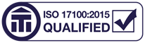 ISO qualified translator logo